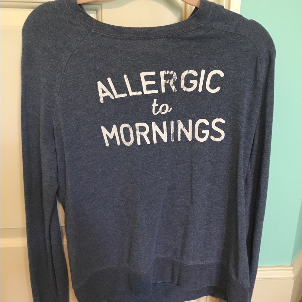 Blue sweatshirt